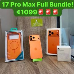 17 Pro Max Full Box Bundle! Unlocked! E.U.