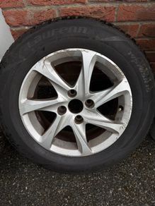 Peugeot 208 alloys 16in (2) only with four winter tyres 195/65R15