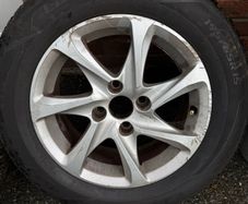 Peugeot 208 alloys 16in (2) only with four winter tyres 195/65R15