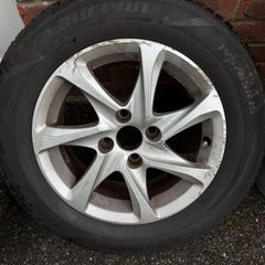 Peugeot 208 alloys 16in (2) only with four winter tyres 195/65R15