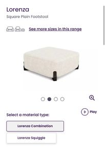 DFS Lorenza footstool