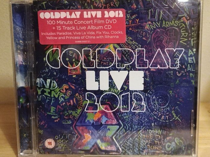 Coldplay Live 2012 DVD+ CD
