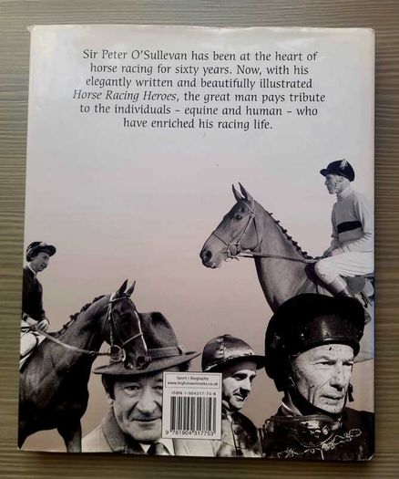 Peter O'Sullevan's Horse Racing Heroes Hardback 2004