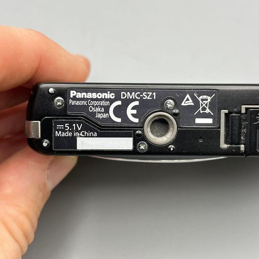 Panasonic Lumix DMC-SZ1 16.1MP Digital Camera Black Tested - Full Kit