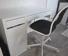 Ikea desk and chair