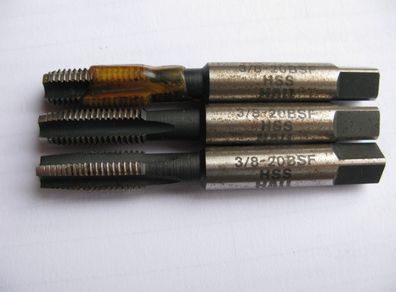 3/8 X20 Bsf Hall Hss Tap Set