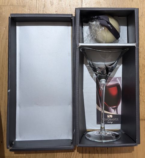 Newgrange Black Wave Ball Candleholder with candel.