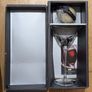 Newgrange Black Wave Ball Candleholder with candel. Image 2