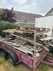 Free trailer load of fire wood