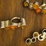 Sterling silver 925 set with amber Image 4