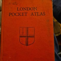 London Pocket Atlas. Bartholomew. Hardback In Good Condition.