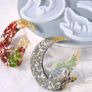 Crescents Mould, Epoxy Resin Molds, Silicone Epoxy Molds, Moon Wolf, Moon Cat, Moon Fairy, Moon Unicorn Mold (FREE POSTAGE) Image 3
