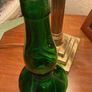 Emerald Green glass decanter Image 3