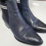 TOMMY HILFIGER Navy pointed ankle boots Sz 40 (Fit 7UK) - Rrp 180 (New) Image 9
