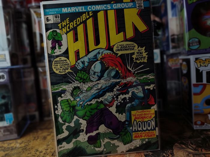 Incredible Hulk ! Issue #165 ! 1st Appearance of Aquon ! Bronze Age Comic from 1973 ! by Marvel !