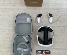 Meta Quest 3 512GB - Like New - KIWI K4 Strap, Case & Extras