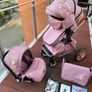 Brand new baby pink pram 3 in 1 Travel system Image 7
