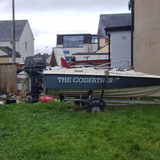 boat. 40 hp Suzuki outboard
