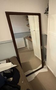 Vintage Mahogany Mirror