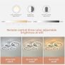 Brand New Modern Ceiling Light 58W Dimmable Flush Mount LED Ceiling Light 4 Rings Image 4