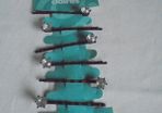Claire's Accessories  6 Pk Black Clips with Diamante
