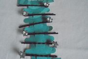 Claire's Accessories  6 Pk Black Clips with Diamante