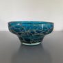 Sea & Sand Art Glass Bowl Image 2