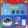 Sensory Star Projector Night Light for Babies & Kids, 93 Light Modes, Dimmable + Timer + Remote, 360 Rotation, Perfect Baby Girl & Boy Gift Image 9