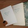 Handmade leather personal size notebook passport diary holder 17cm x 11cm with 4 elastics to hold your notebooks diaries etc and also a pen loop and a handmade notebook also FREE STANDARD POSTAGE INCLUDED Image 7