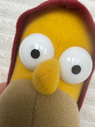 The Simpsons Homer Visit Springfield Plush Matt Groening 2006 approx. 33 cm. Used Please see photos