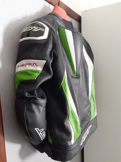 RST TracTech Evo 4 Two Piece Leather Suit Kawasaki Ninja Green (not Alpinestars Furygan Dainese)
