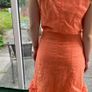 orange dress Image 2