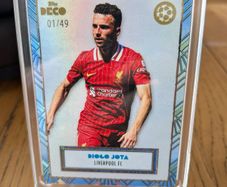 Diogo Jota Liverpool Topps Deco /49