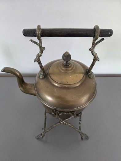 Brass Kettle on Stand