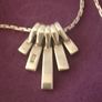 sterling silver art deco necklace Image 2