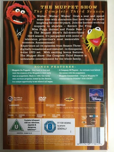 The Muppet Show - Season 3 (1978-1979) [DVD TV Boxsets]