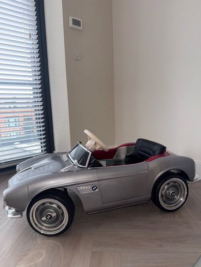 BMW 507 Kids Electric Ride On Car Silver - Remote