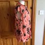 Jamie la Vie Paris Ladies orange stretch short sleeve top size 12 includes postage Image 2