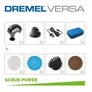 Dremel Versa - Cleaning Tool, Cordless Power Spin Scrubber Kit with 1 Splash Guard, 1 Bristle Brush and 9 Multi-Purpose Cleaning Pads Image 2