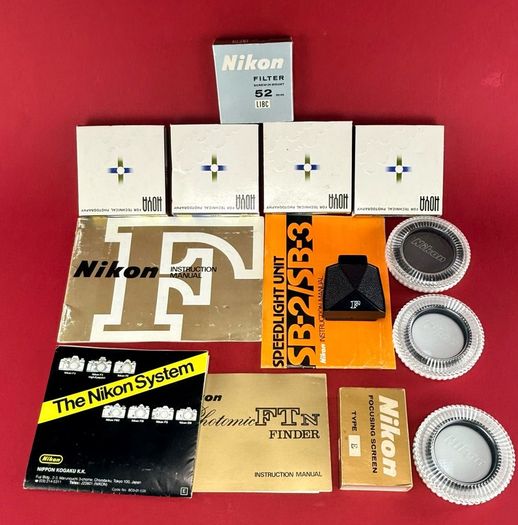Nikon F complete with accessories