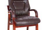 Vera fireside chair in brown or burgundy for sale