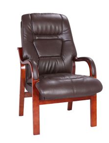 Vera fireside chair in brown or burgundy for sale