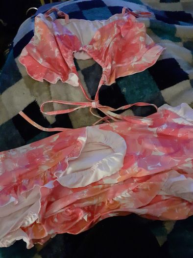 beautiful top and skirt pink