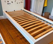 Single bed frame - white