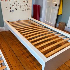 Single bed frame - white