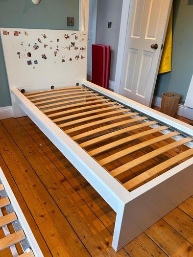 Single bed frame - white