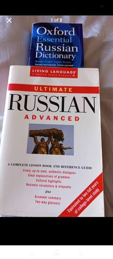 Learn Russian books + Russian english / english russian dictionary