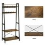 New Vintage Hall Tree Coat Rack Clothing Stand with Shoe Shelf- FREE P&P Image 6