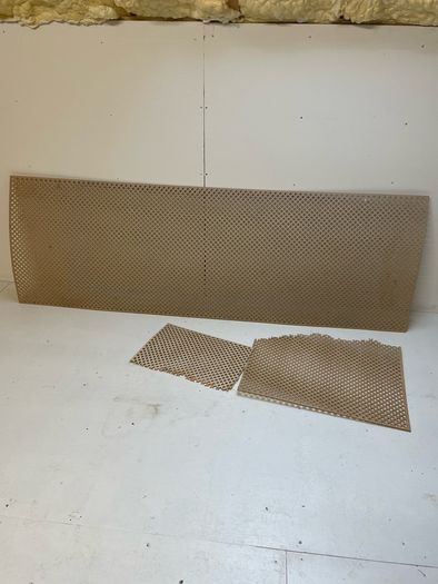 MDF screening panal & brass finish radiator screen panels
