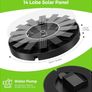 FREE EXPRESS SHIPPING Solar Fountain Pump, Circle Garden Solar Powered Water Pump Solar Panel Kit Water Pump for Pond, Fountain, BirdBath, Garden Decoration, Water Cycling, No Electricity Required Image 3
